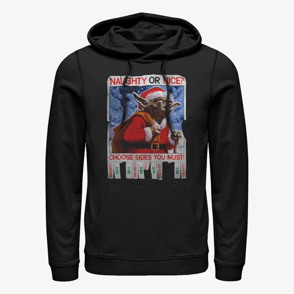 Hoodies and sweatshirts  Merch Star Wars: Classic - Naughty or Nice Unisex Hoodie Black