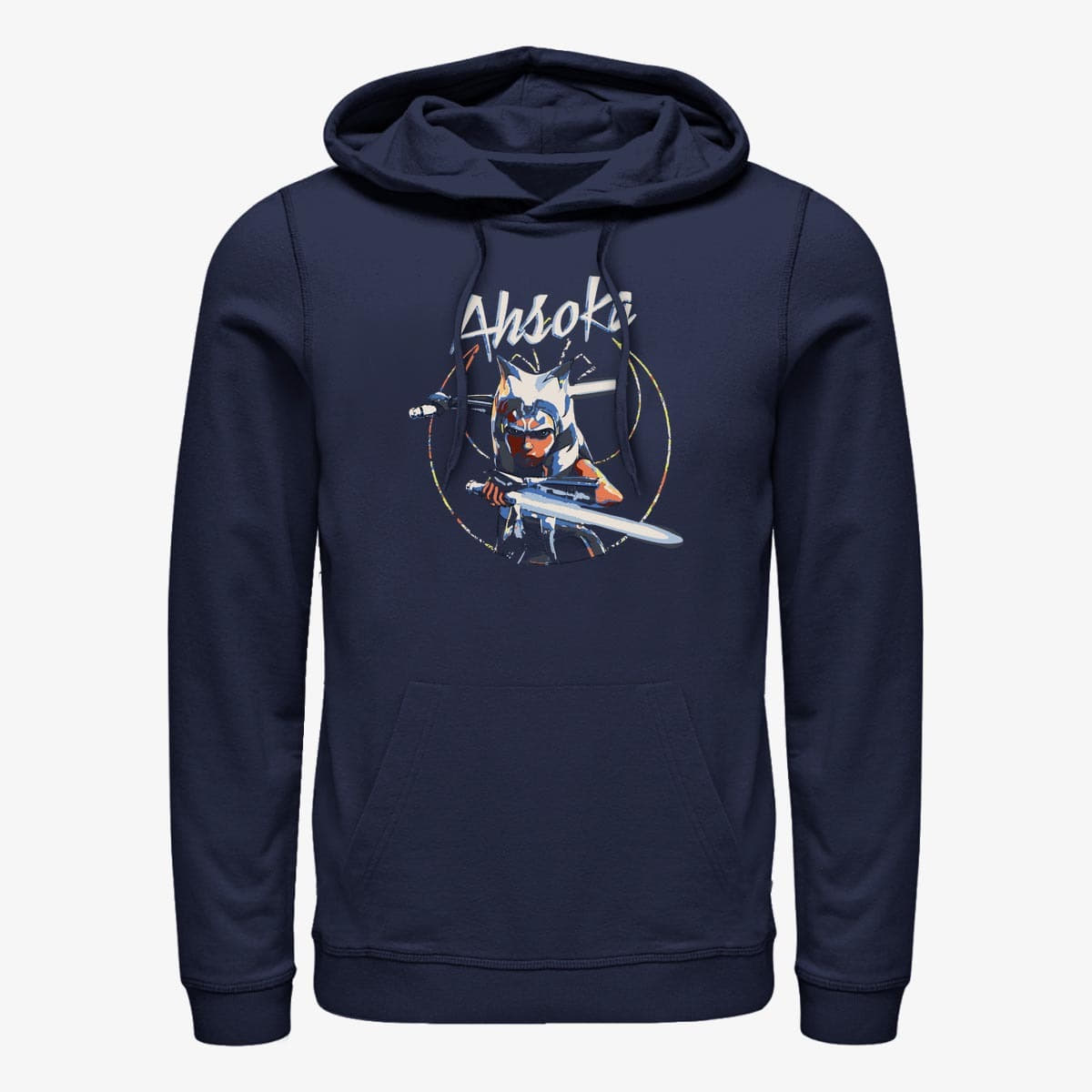 Hættetrøjer og sweatshirts Merch Star Wars: Clone Wars - Rebel Tano Unisex Hoodie Navy Blue
