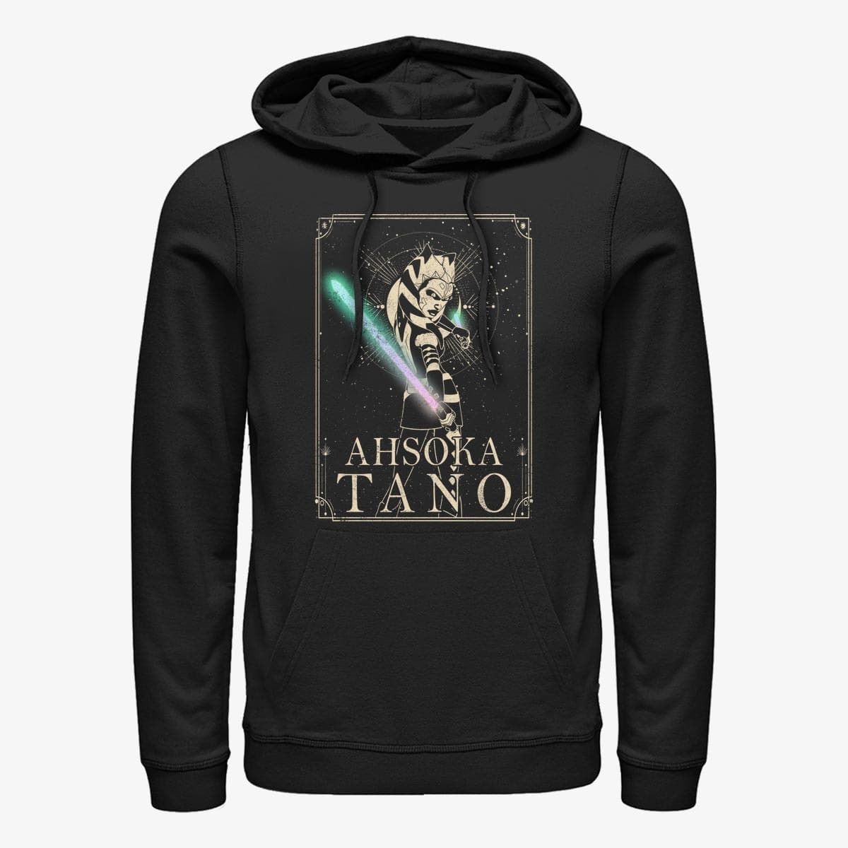 Felpe Merch Star Wars: Clone Wars - Ahsoka Celestial Unisex Hoodie Black