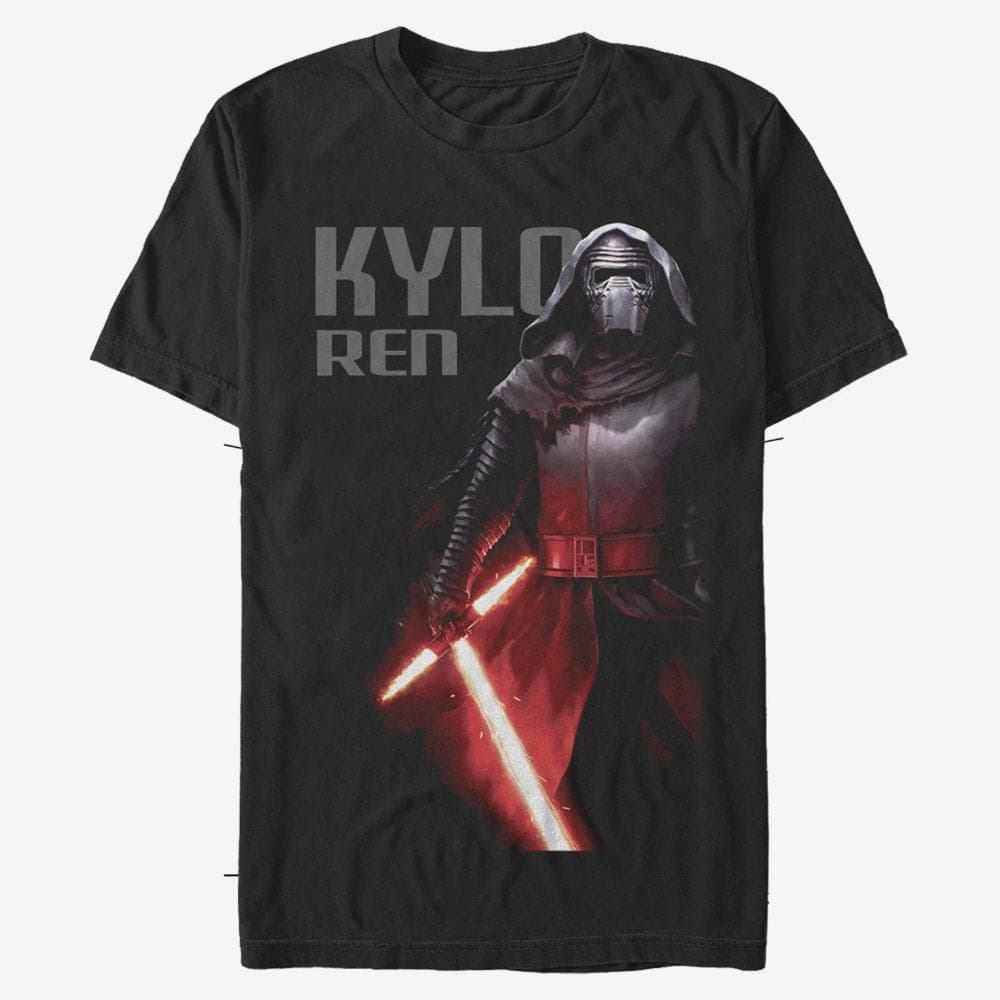 Tričká Merch Star Wars: Episode 7 - Dark Station Unisex T-Shirt Black