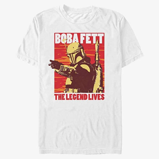 T-shirt Merch Star Wars Book of Boba Fett - Good Bad Boba Unisex T-Shirt White