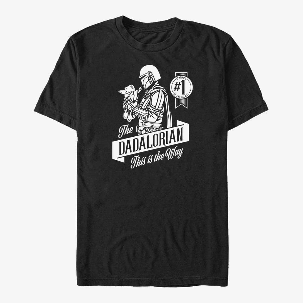 T-shirts Merch Star Wars: The Mandalorian - Mando Side shot Unisex T-Shirt Black