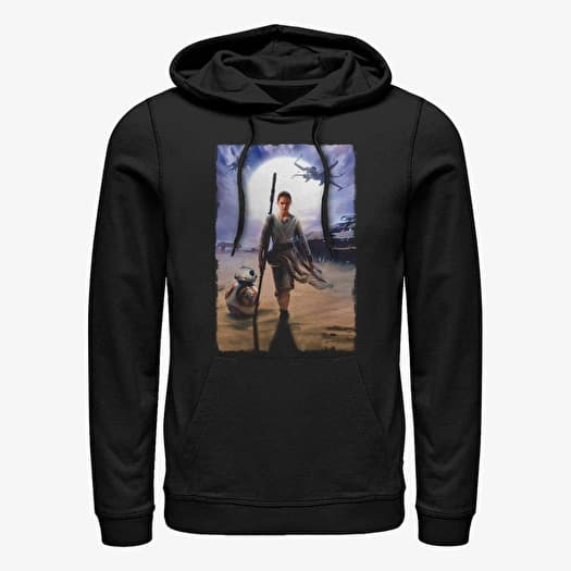 Merch Star Wars: Episode 7 - Rey Painting Unisex Hoodie Black