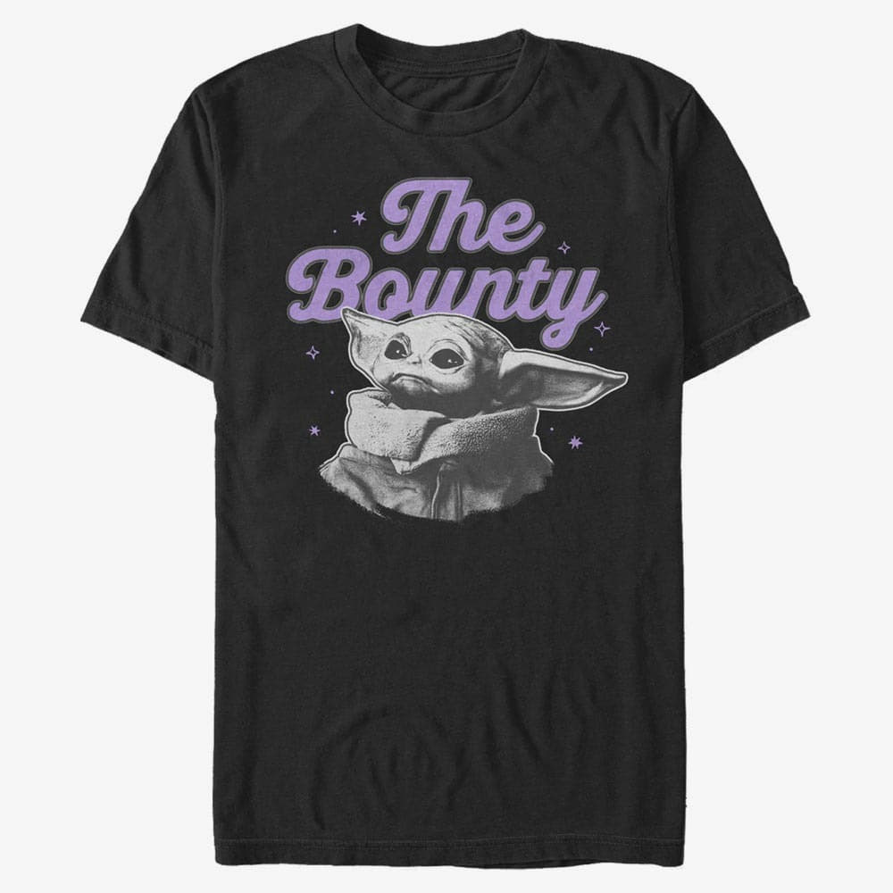 Trička Merch Star Wars: The Mandalorian - THE BOUNTY Unisex T-Shirt Black