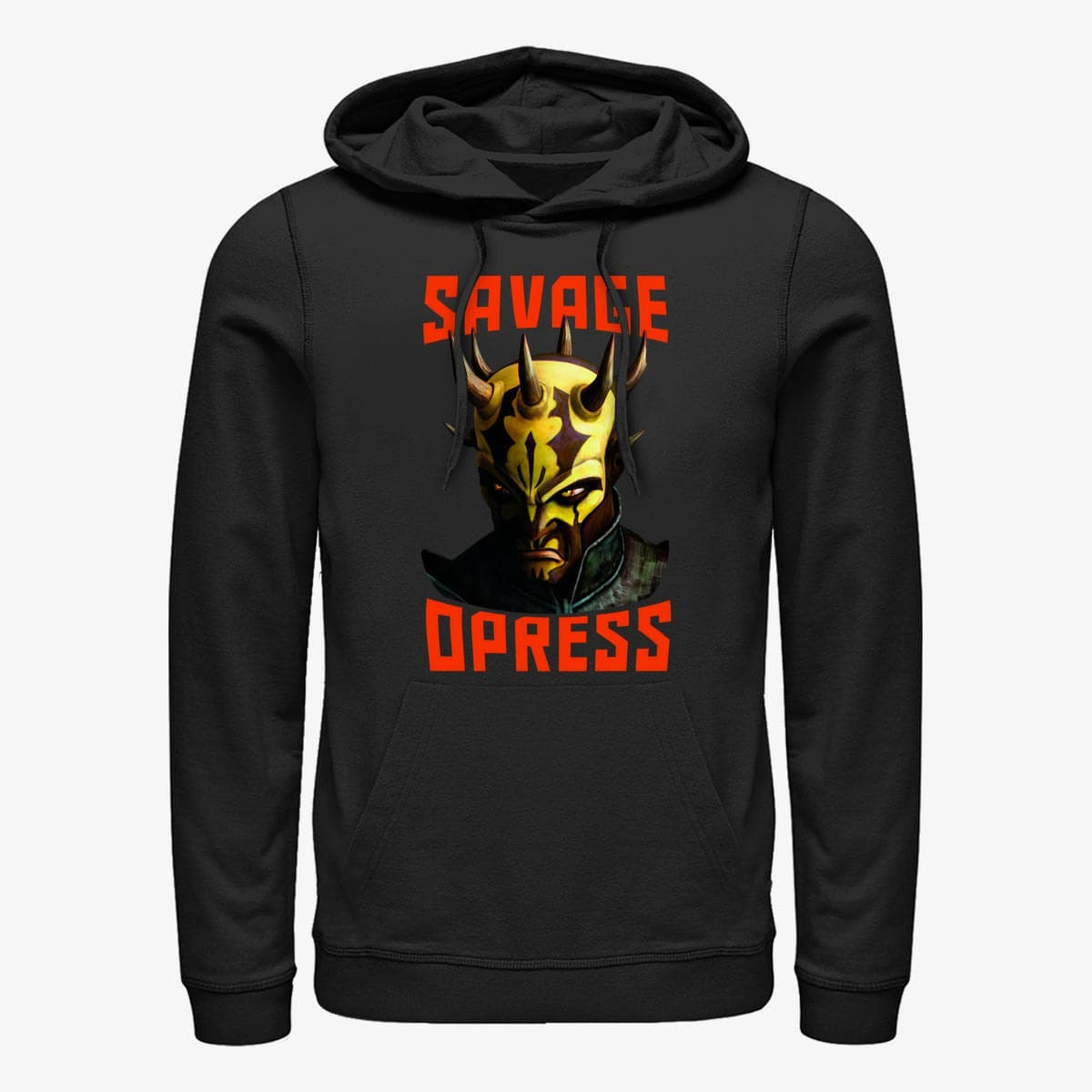 Hoodies and sweatshirts  Merch Star Wars: Clone Wars - Savage Face Unisex Hoodie Black