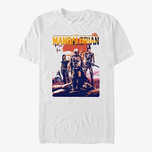 T shirts Merch Star Wars The Mandalorian Saga Continues Unisex T Shirt White Queens