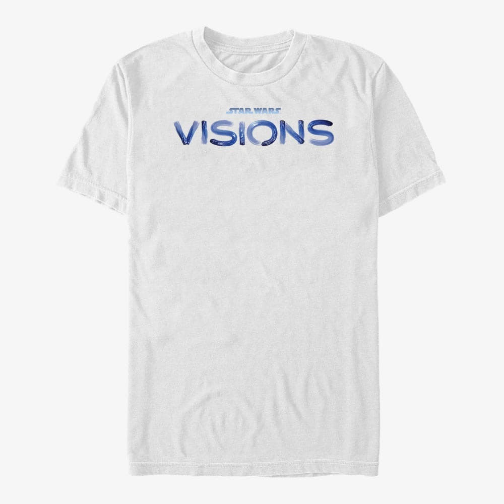 T-shirts Merch Star Wars: Visions - Blue STVision Logo Unisex T-Shirt White