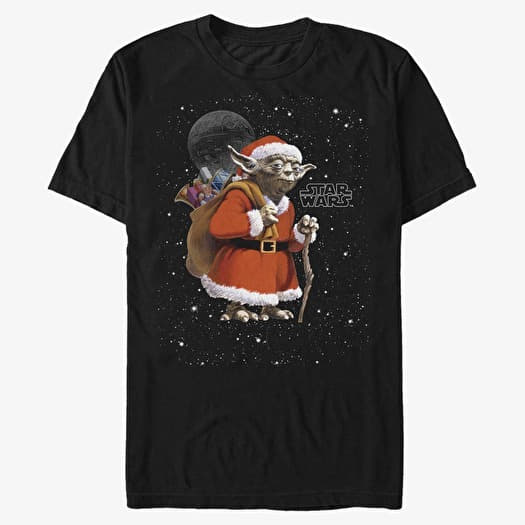 T-shirt Merch Star Wars: Classic - Yoda Stars Night Unisex T-Shirt Black