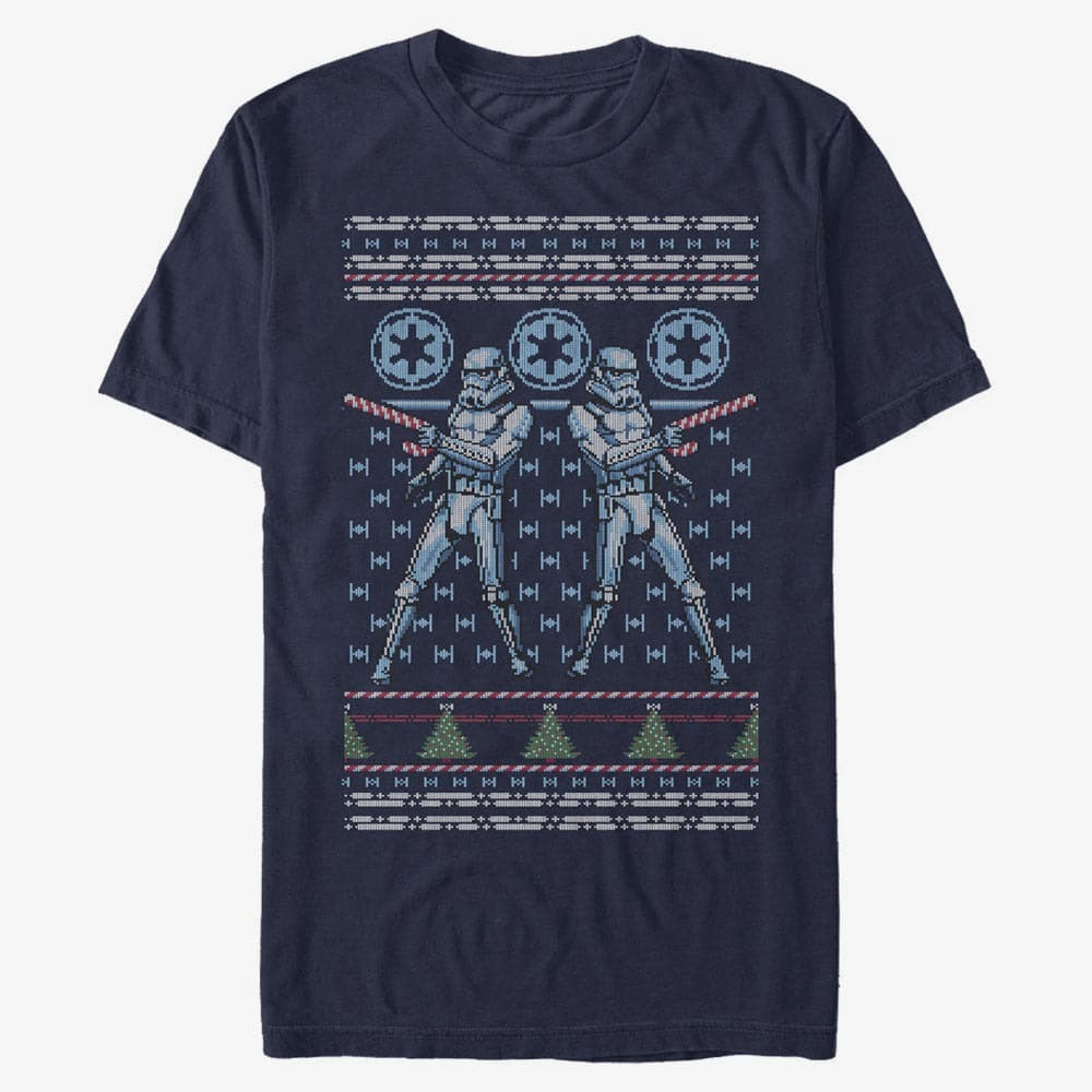 T-shirts Merch Star Wars: Classic - Troop Canes Unisex T-Shirt Navy Blue