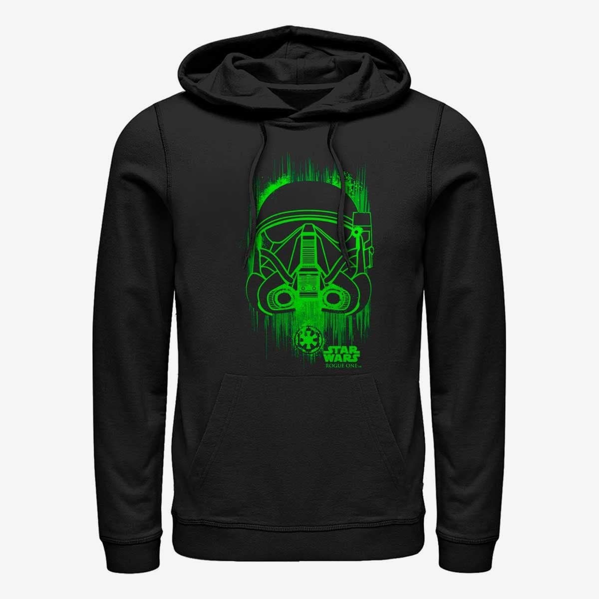 Hanorace Merch Star Wars: Rogue One - Neon Lights Unisex Hoodie Black