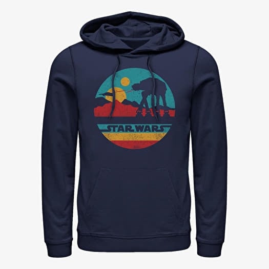 Merch Star Wars - At At Mountain Unisex Hoodie Navy Blue