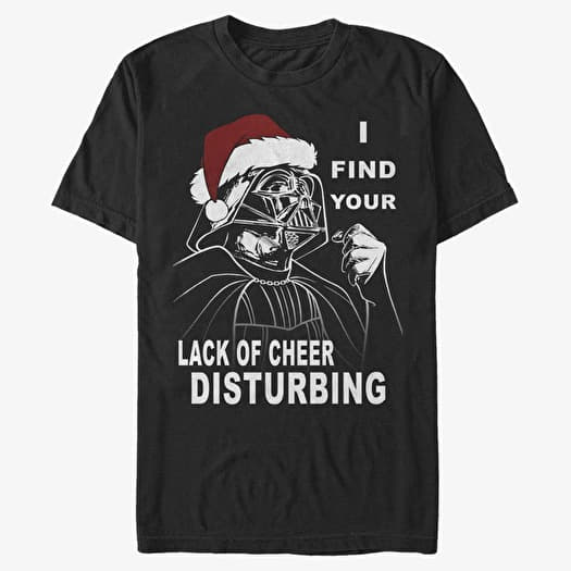 T-shirt Merch Star Wars: Classic - Vader Lack Of Cheer Unisex T-Shirt Black