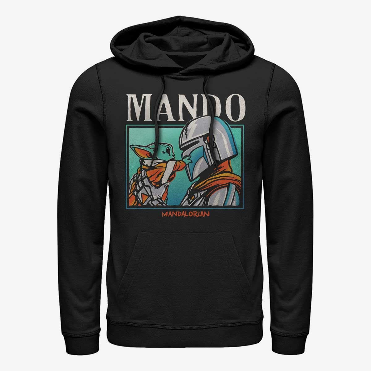 Hættetrøjer og sweatshirts Merch Star Wars: Mandalorian - FOUND YOU Unisex Hoodie Black