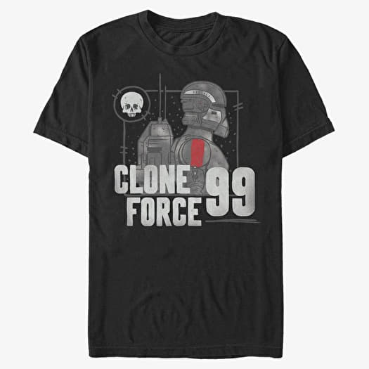 T-shirt Merch Star Wars: The Bad Batch - Clone Force Unisex T-Shirt Black