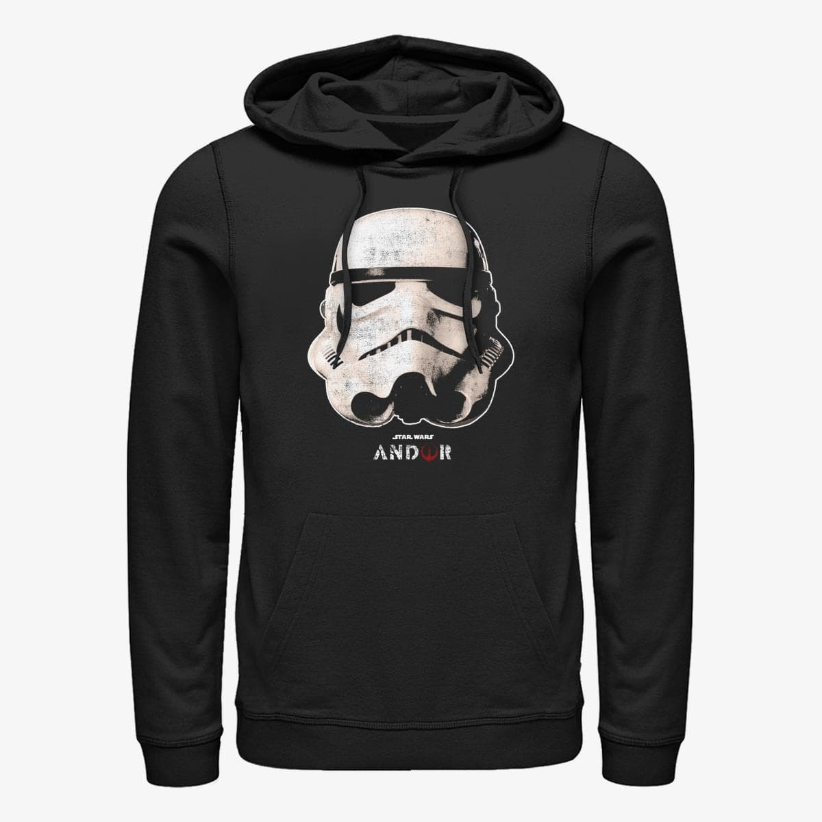 Hættetrøjer og sweatshirts Merch Star Wars: Andor - Grunge Trooper Bigface Unisex Hoodie Black
