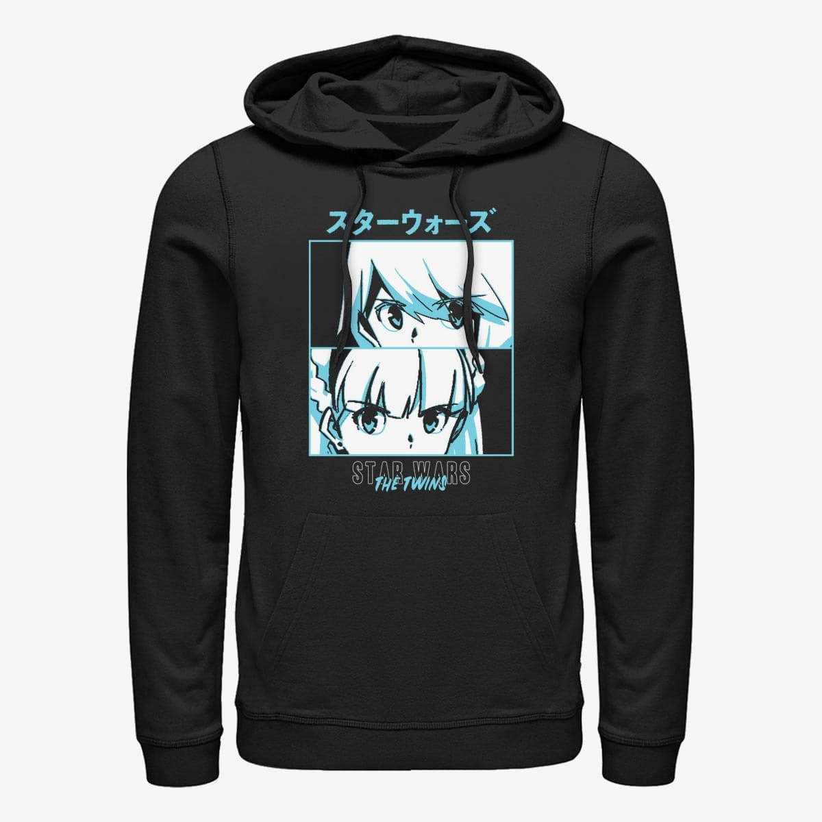 Hættetrøjer og sweatshirts Merch Star Wars: Visions - Twins Boxed Unisex Hoodie Black