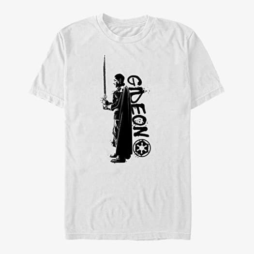 Тениска Merch Star Wars: The Mandalorian - Gideon Splatter Unisex T-Shirt White