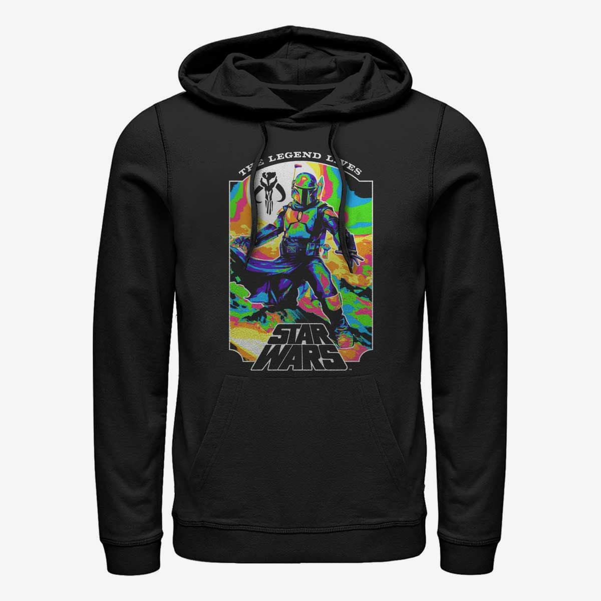 Sweatshirts Merch Star Wars Book of Boba Fett - Living Legend Unisex Hoodie Black