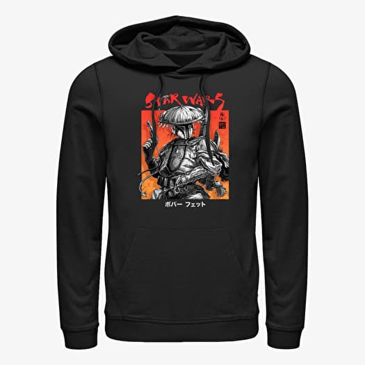 Pulóver Merch Star Wars: Visions - Fett Up Unisex Hoodie Black