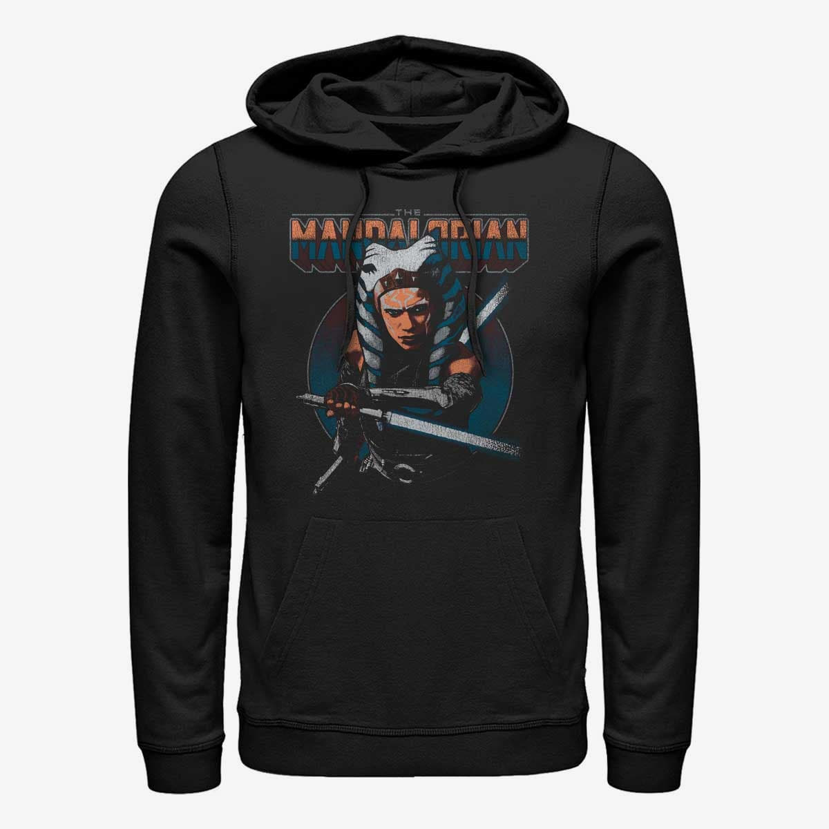 Hoodies and sweatshirts  Merch Star Wars: Mandalorian - Ahsoka Circle Unisex Hoodie Black