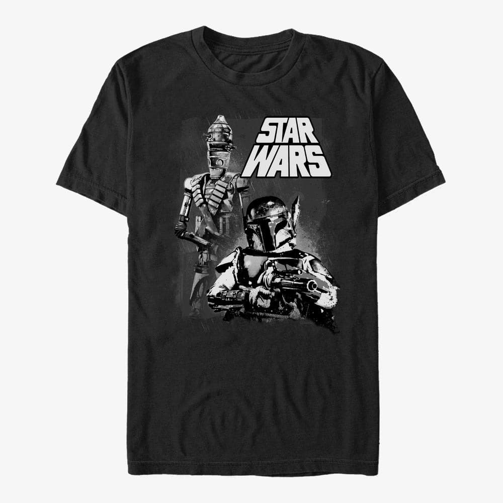 T-shirts Merch Star Wars: Multiple Fanchise - Bounty Hunters Unisex T-Shirt Black