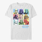 Merch Star Wars: The Rise Of Skywalker - Pastel Rey Boxes Unisex T-Shirt White