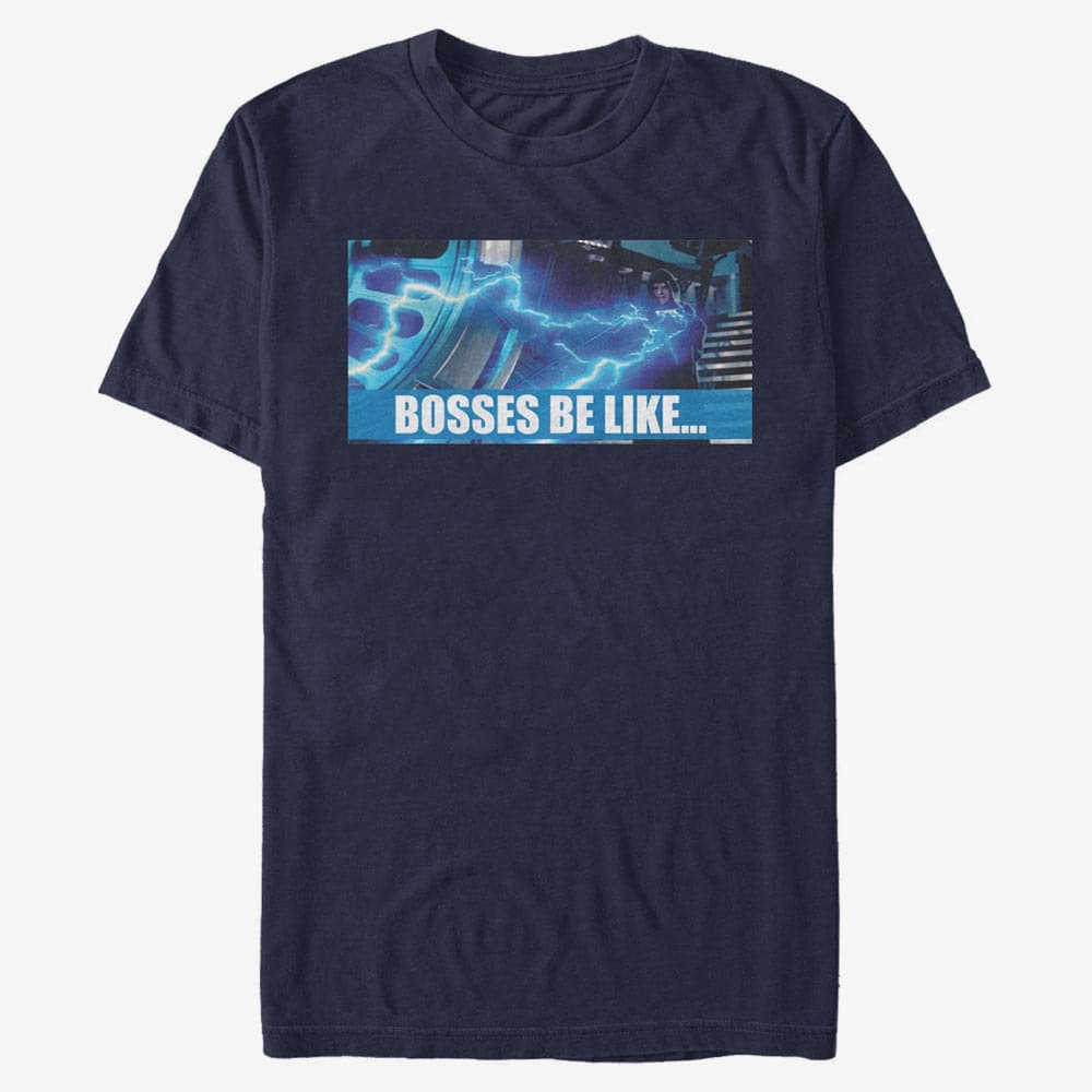 Majice Merch Star Wars: Classic - Bosses Be Like Unisex T-Shirt Navy Blue