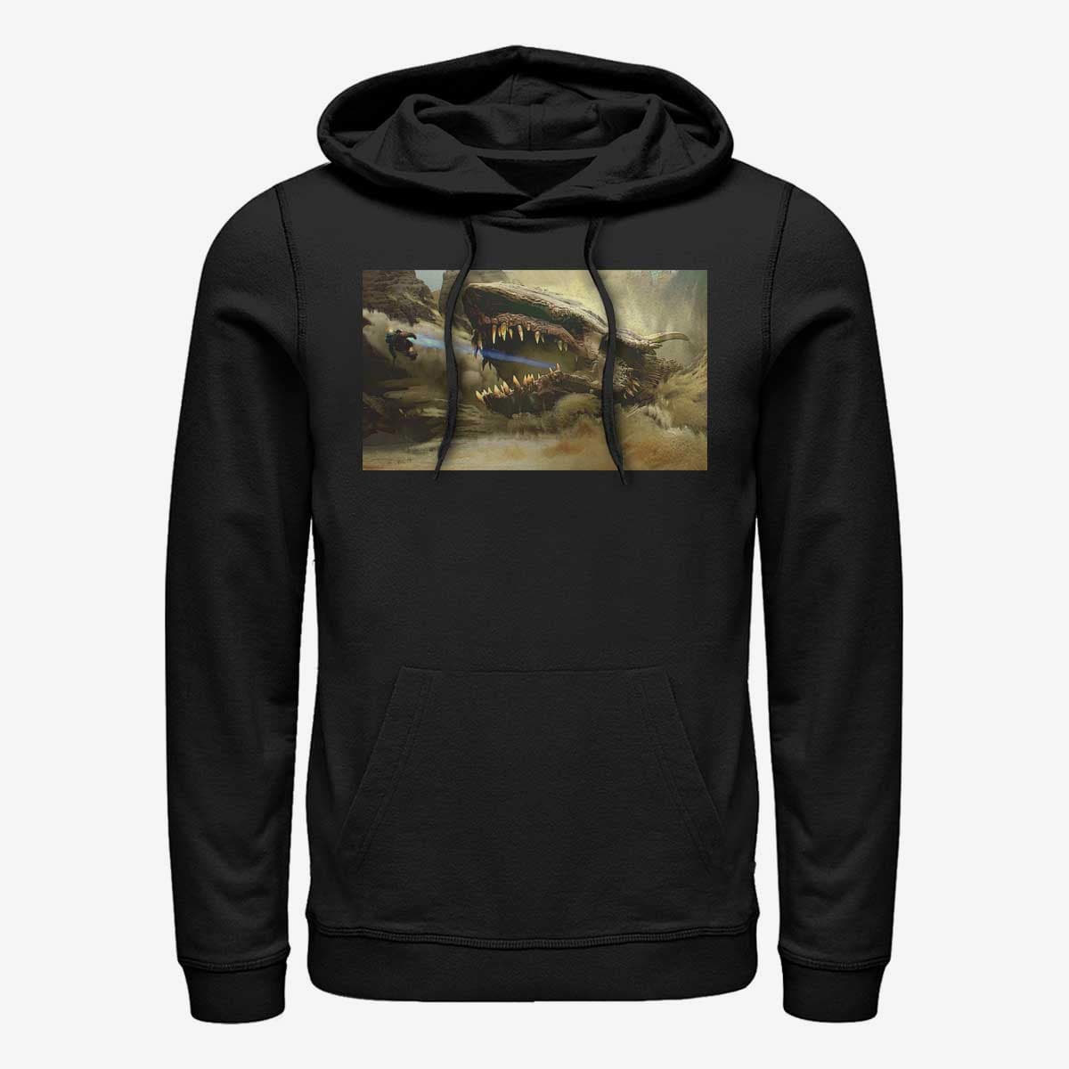 Sweatshirts Merch Star Wars: The Mandalorian - MandoMon Epi Reaction Unisex Hoodie Black