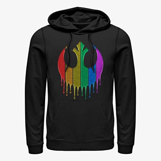 Sweatshirt Merch Star Wars Classic Rainbow Sparkle Rebel Drip Unisex Hoodie