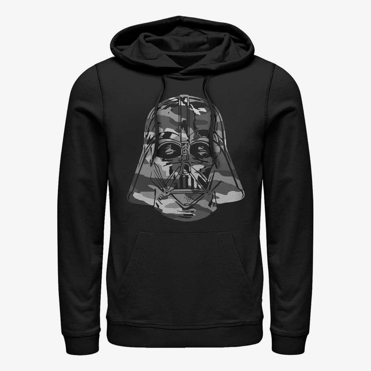 Sweatshirts Merch Star Wars - Camo Vader Grey Unisex Hoodie Black