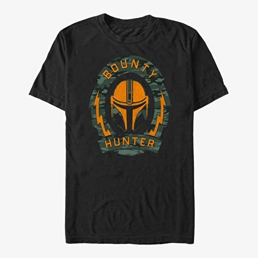 T-särk Merch Star Wars: The Mandalorian - Guild Badge Unisex T-Shirt Black