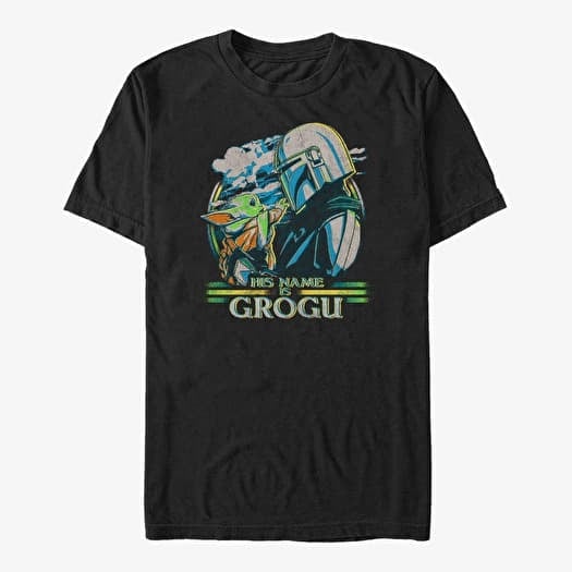 T-shirt Merch Star Wars: The Mandalorian - Hello There Unisex T-Shirt Black