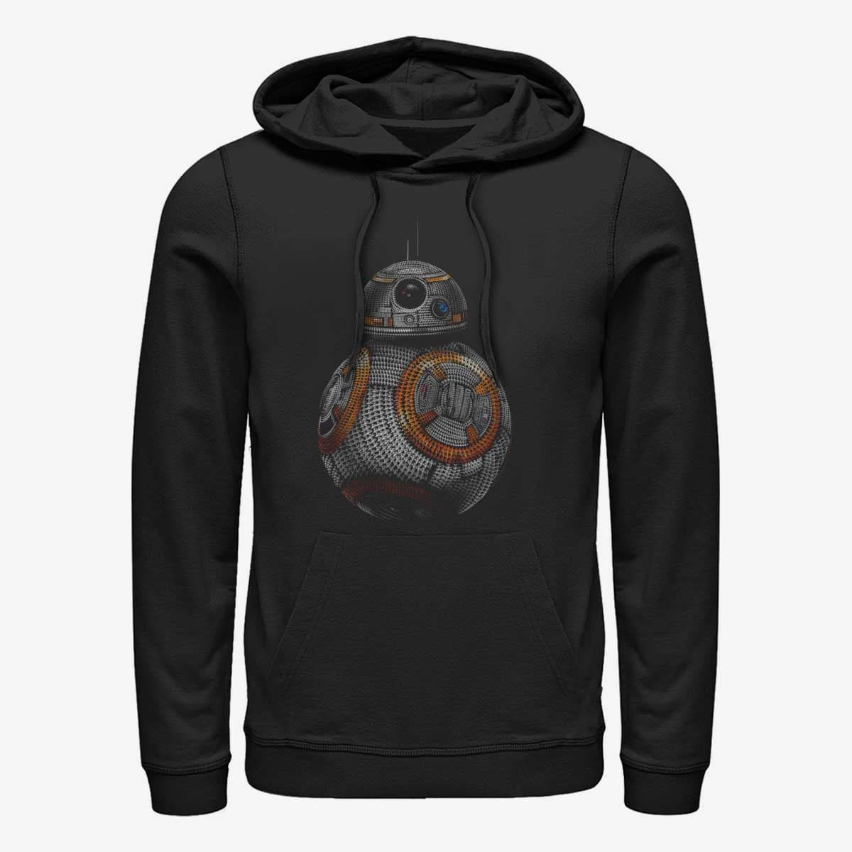 Hættetrøjer og sweatshirts Merch Star Wars: Episode 7 - BB-8 Spike Unisex Hoodie Black