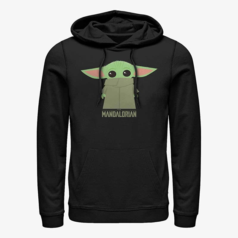 Φούτερ Merch Star Wars: Mandalorian - The Child Covered Face Unisex Hoodie Black