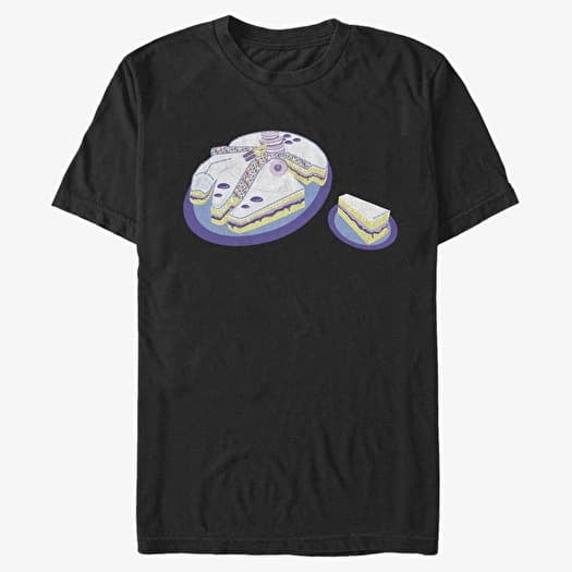 Majica Merch Star Wars: Classic - Falcon Cake Unisex T-Shirt Black