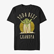 Merch Star Wars: Classic - Best Grandpa Yoda Says Unisex T-Shirt Black
