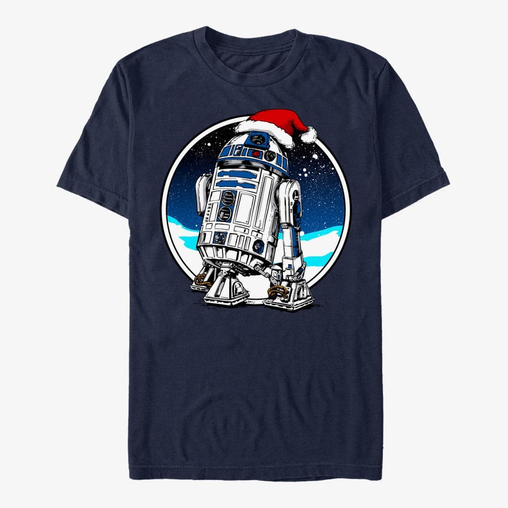 Camisetas Merch Star Wars: Classic - Holiday D2 Unisex T-Shirt Navy Blue