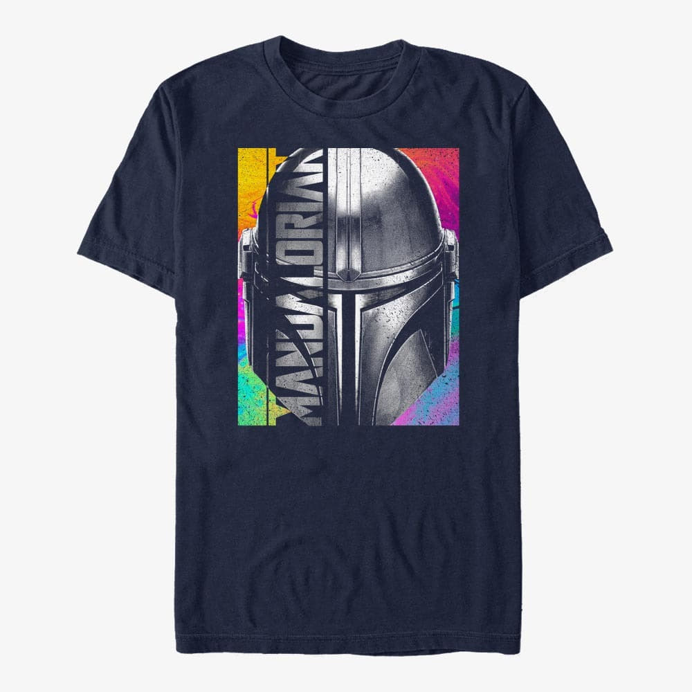 T-shirts Merch Star Wars: The Mandalorian - Inverse Unisex T-Shirt Navy Blue