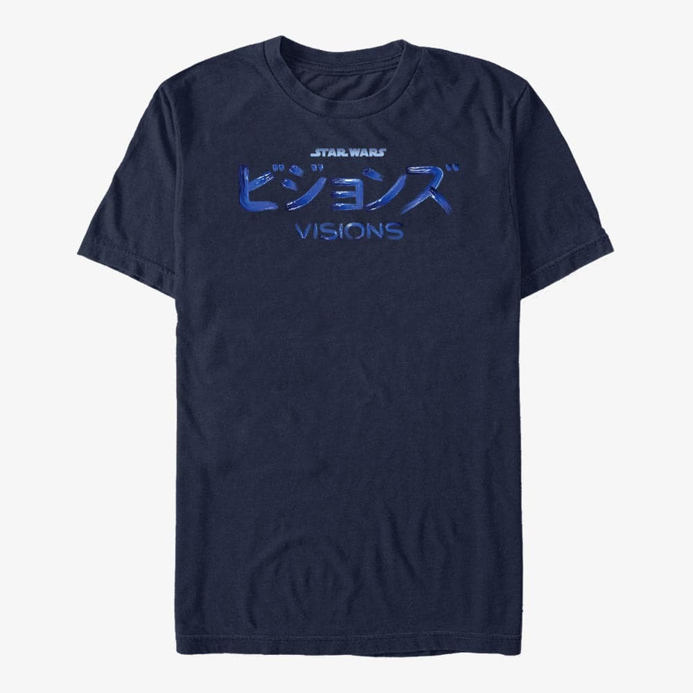 Magliette Merch Star Wars: Visions - STV Logo Combined Unisex T-Shirt Navy Blue