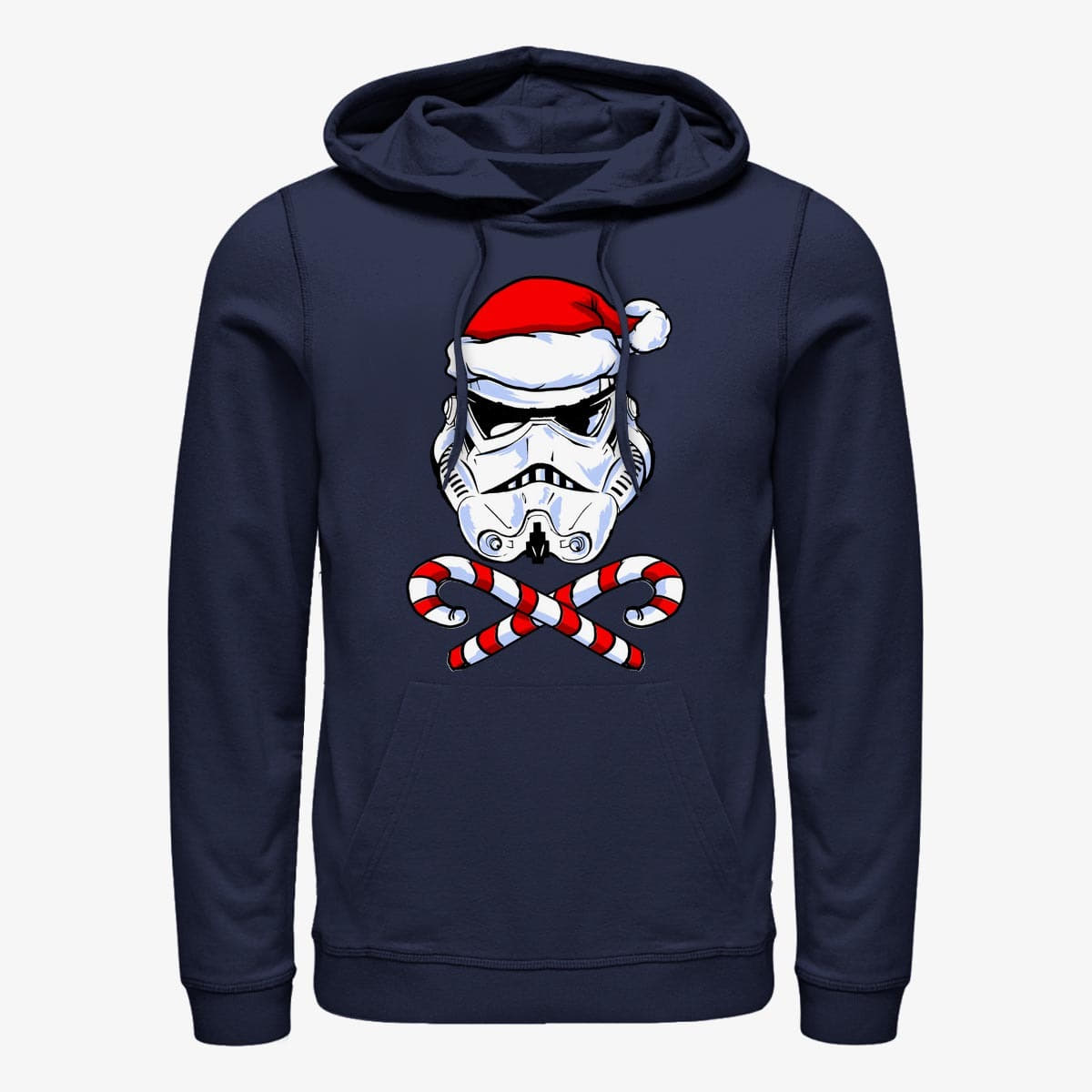Hættetrøjer og sweatshirts Merch Star Wars: Classic - Santa Trooper Unisex Hoodie Navy Blue