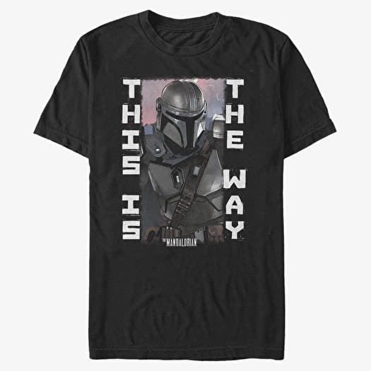 T-shirt Merch Star Wars: The Mandalorian - Blaster Battle Unisex T-Shirt Black