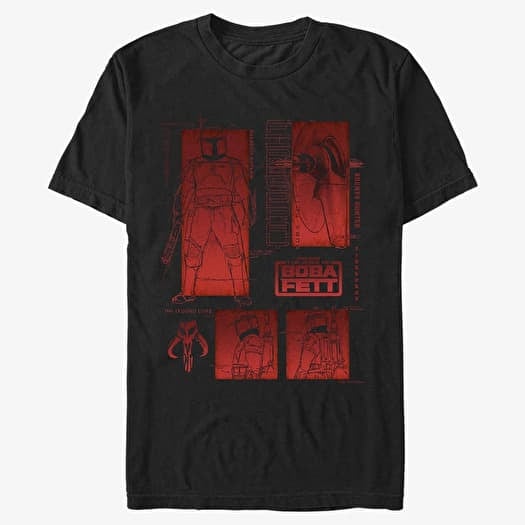 T-särk Merch Star Wars Book of Boba Fett - Living Legend Unisex T-Shirt Black