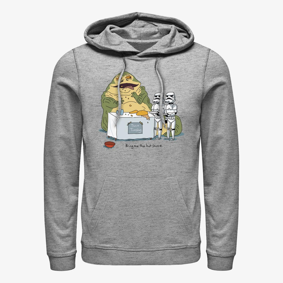 Sweatshirts Merch Star Wars: Classic - Bring Me The Hot Sauce Unisex Hoodie Heather Grey