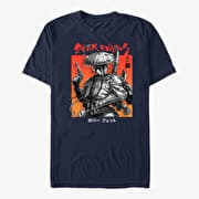 Merch Star Wars: Visions - Fett Up Unisex T-Shirt Navy Blue