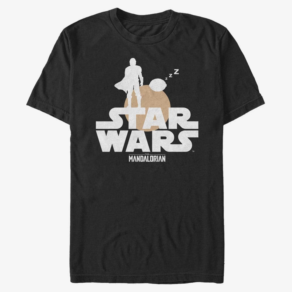 T-shirts Merch Star Wars: The Mandalorian - Sunset Duo Unisex T-Shirt Black