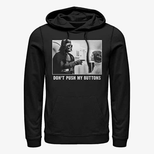 Merch Star Wars - Button Pusher Unisex Hoodie Black