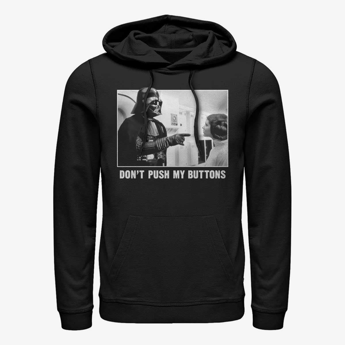 Φούτερ Merch Star Wars - Button Pusher Unisex Hoodie Black