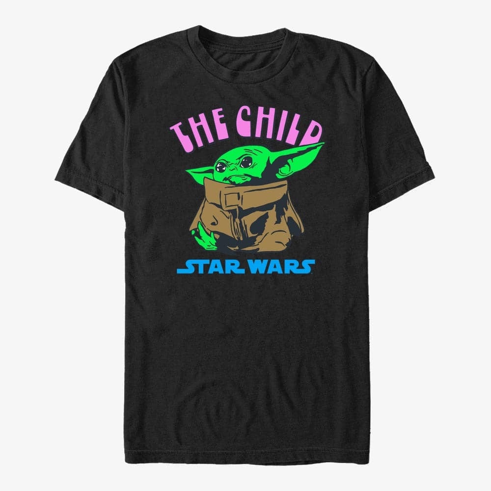 T-Shirts Merch Star Wars: The Mandalorian - CHILD Unisex T-Shirt Black