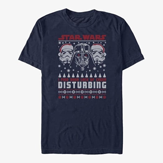 T-shirt Merch Star Wars: Classic - Disturbing Sweater Unisex T-Shirt Navy Blue