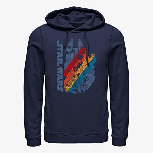 Sweat-shirt Merch Star Wars: Classic - Star Wars Run Unisex Hoodie Navy Blue